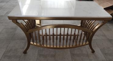 仿古酒店鈦金不銹鋼桌子